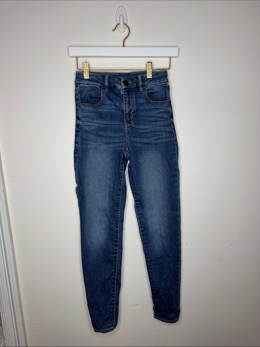 American Eagle High-Rise Dark Blue Women's Jeans